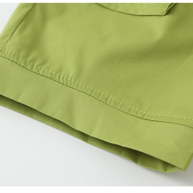 Baby Jungen Sommer Koreanisch 2 Stück Kleidung Set Rund kragen Geometrie Druck T-Shirts einfarbige Shorts Anzug Jungen Outfits