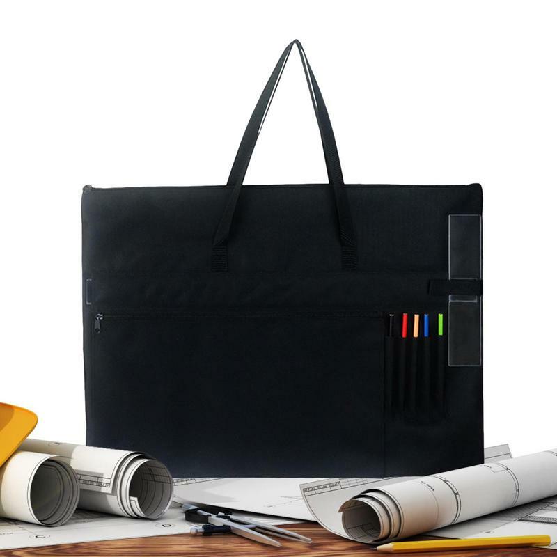 Сумка-портфель для рисования, вместительные художественные принадлежности, прочная водонепроницаемая сумка-портфель для рисования, постера, эскизов и рисования