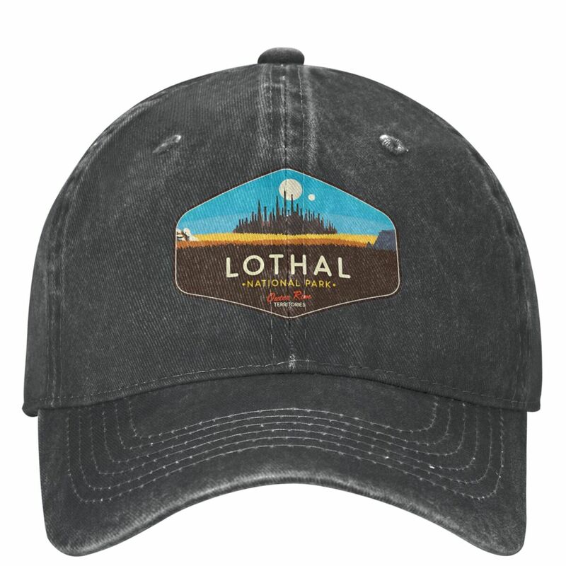 Lothal National Park Accessories Unisex Style Baseball Cap Distressed Washed Hats Cap Retro Outdoor Travel Fit Casquette Dad Hat