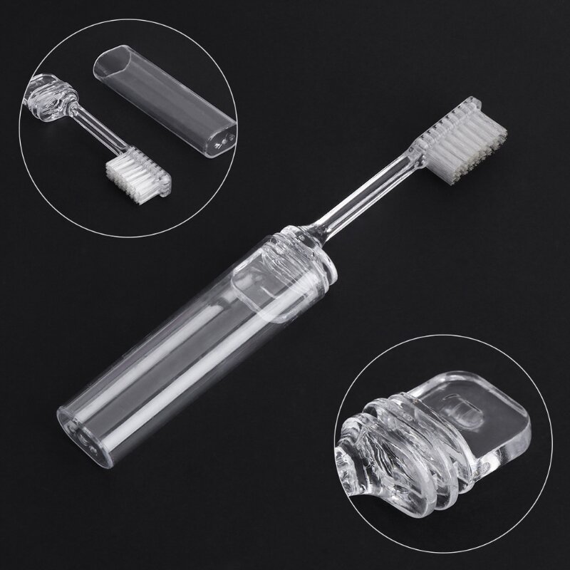 Portable Folding Outdoor Travel Camping Toothbrush Foldable Plastic Tooth Brush