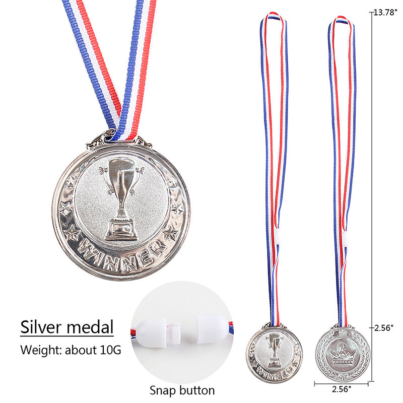 Ouro e Prata Bronze Award Medal, Vencedor, Recompensa, Prêmios de Competição de Futebol, Lembrança, Esporte ao ar livre, Brinquedos para Crianças