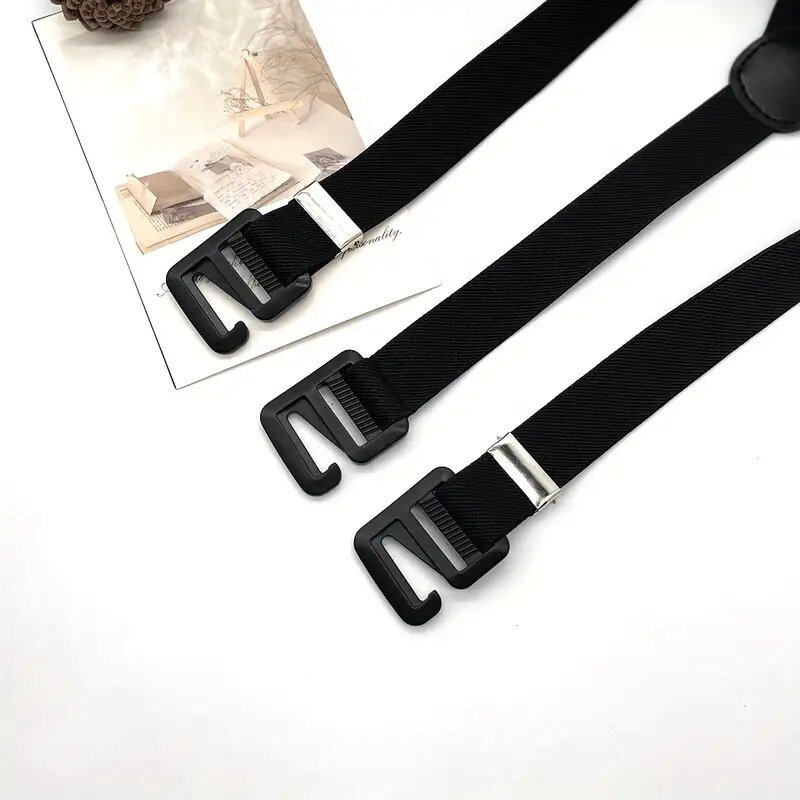 Szelki męskie o szerokości 2,5 cm Nowe kreatywne szelki z 3 haczykami Spodnie męskie Casual Męskie szelki do spodni Moda Regulowana szelka