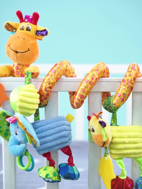 몬테소리 레인보우 아기 유모차 장난감 모바일 침대 유아용 침대 장난감 교육 장난감, 0 12 개월