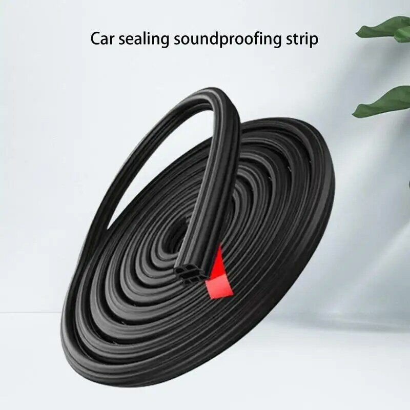 Car Rubber Seal Strip 5/6 Holes Car Hood Rubber Seal Strip Universal Auto Accessories For Most SUV Van Truck Automotives Engine