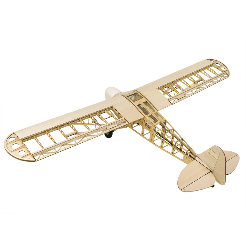 Avión de madera de Balsa a control remoto, modelo de construcción de madera de 1800mm (70 "), modelo de avión de madera, Kit de corte láser, tumbona J-3 Cub J3