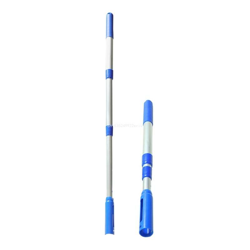 Telescopic Swimming Pool Poles 3 Piece Expandable Step Up Connects SkimmersNets