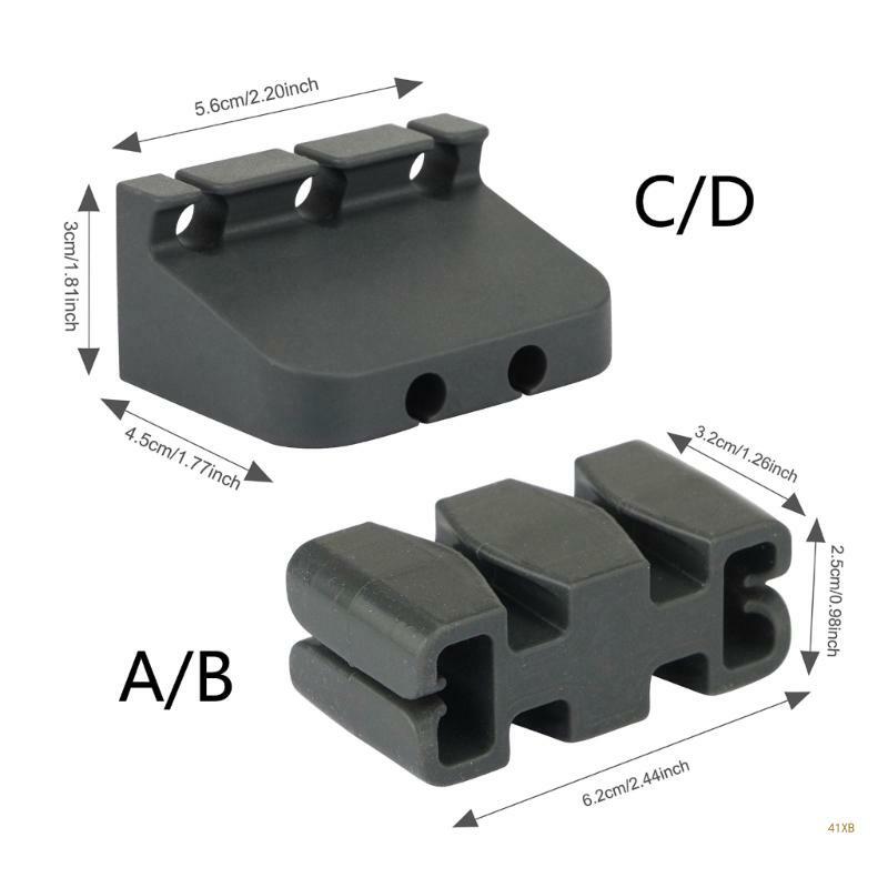 Модернизированные настольные кабельные органайзеры 41XB Настольное решение Инструмент для прокладки кабелей Резиновый
