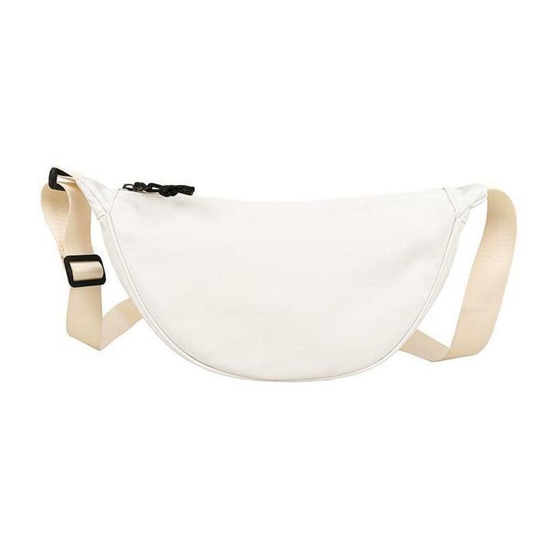 Nylon Crossbody Bag Hobo Sling Crescent Bag Fashion Dumpling Small Bag Casual Shoulder Adjustable Women Purse Bag Handbag S T6O3