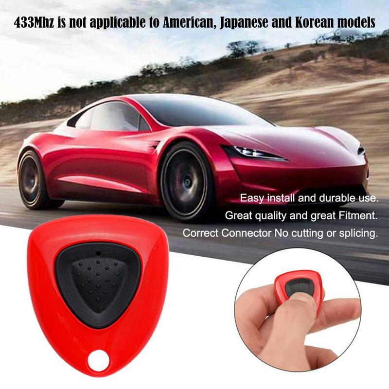 Voor Tesla Y Auto Deur Afstandsbediening Opladen Nieuwe Energie Stapel Deur De Accessoires Oplader Cover Knop Open Chip V9u6