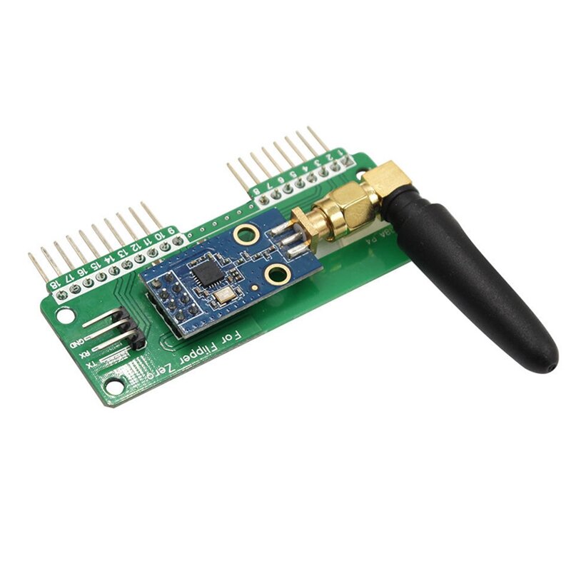 Voor Flipper Nul Cc1101 Module Subghz Module Met Antenne 433Mhz Bredere Dekking Eenvoudig Te Installeren
