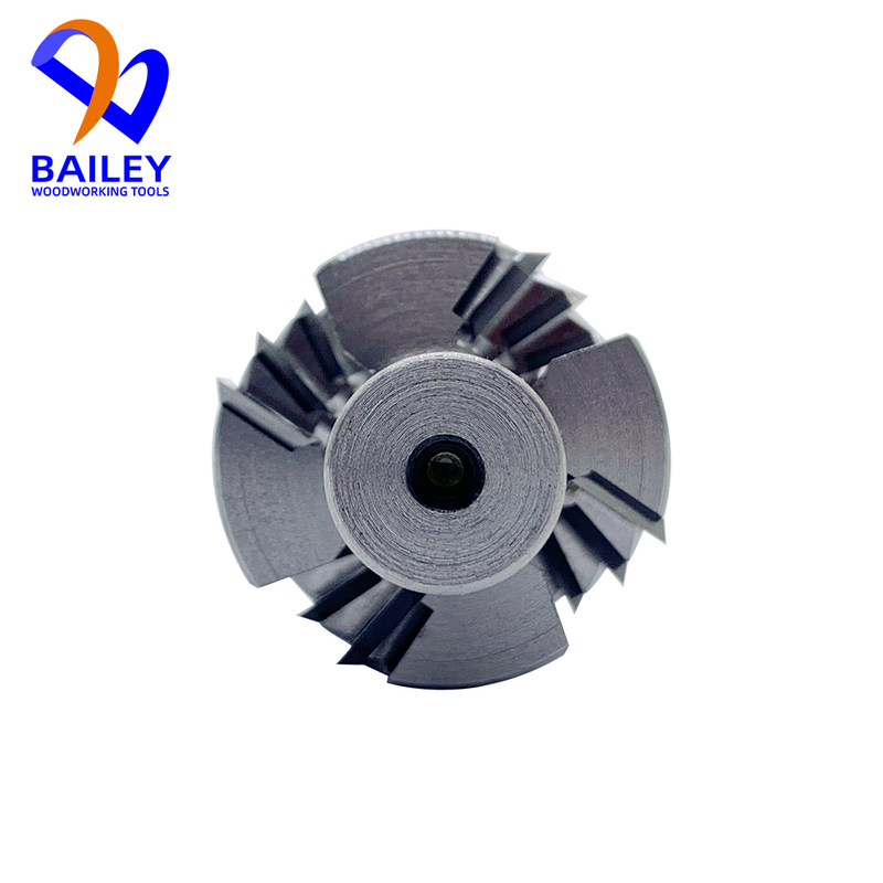 BAILEY 1 buah 20X50X5/60mm pemotong Spiral dengan pisau Scraping paduan TCT untuk Router CNC Aksesori alat pertukangan mesin