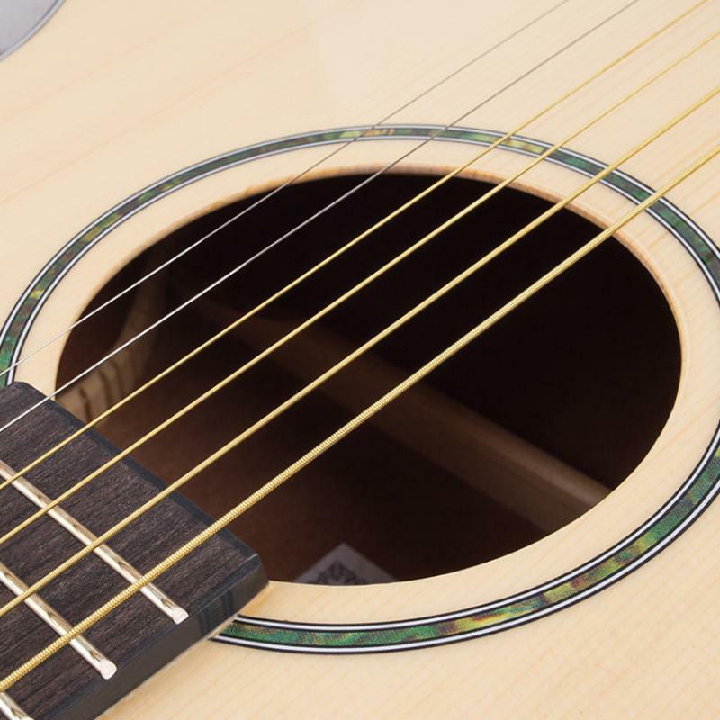 Kit de cuerdas de núcleo de cobre para guitarra acústica, piezas de repuesto de cuerdas de guitarra popular coloridas, nuevo, Accesorios para Instrumentos Musicales 2023