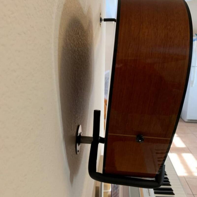 Akustik gitarren ständer Wand halterung Haken horizontale Gitarren hals halterung mit Schraub satz Gitarren teile Zubehör