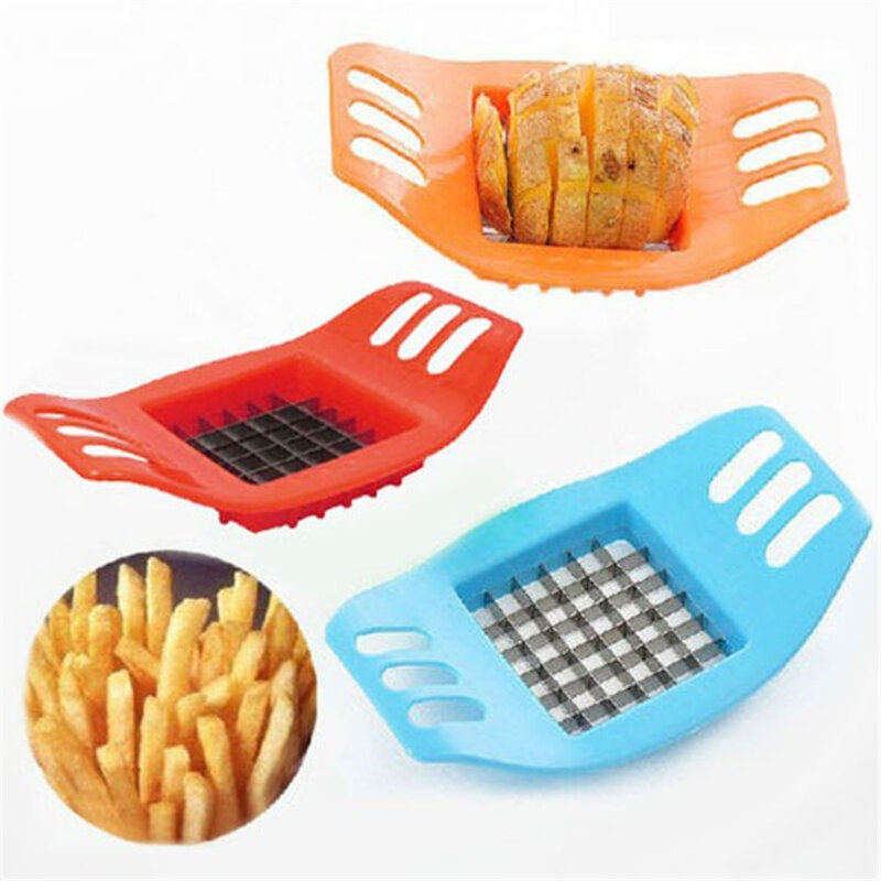 Practical Potato Slicer Cutter French Fry Chopper Potato Household Cutting Kitchen Gadgets Kitchen Vegetable Useful Tools