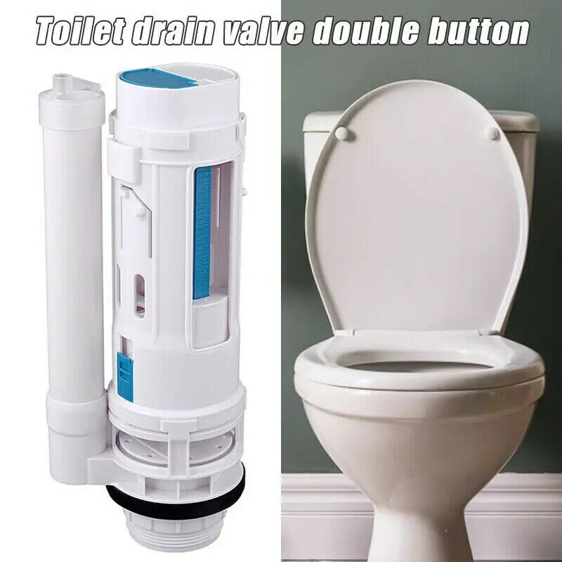 Dividir Válvula De Drenagem Do Vaso Sanitário, duplo Nivelamento Encaixes Do Tanque De água, Cisterna Nivelada, 2 Botões Tomada De Água De WC