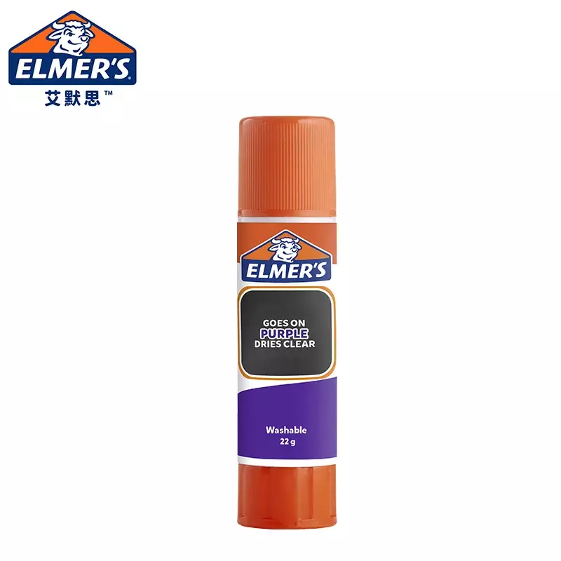 1pc Elmer's Disappearing Purple School Glue Sticks, Washable, 22 Gram Non Toxic Acid Free For Kids Home Scrapbooking Supplies