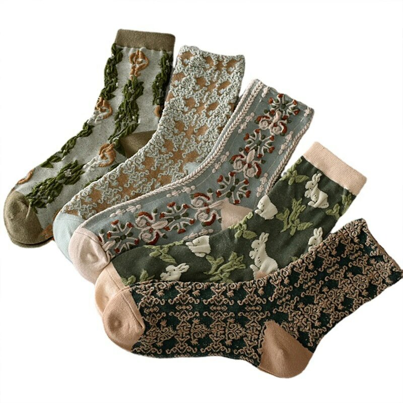 10 paia di calzini da donna di lunghezza spessa calzini elastici con Design in maglia regali per gli amanti delle famiglie degli amici