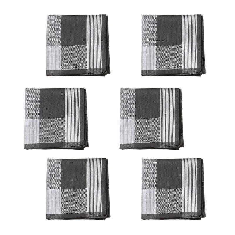 6x Cloth Men's Hanky The Sweat Towels Bandanas Pocket Square Hankies for Suit Party Men Birthday Grooms