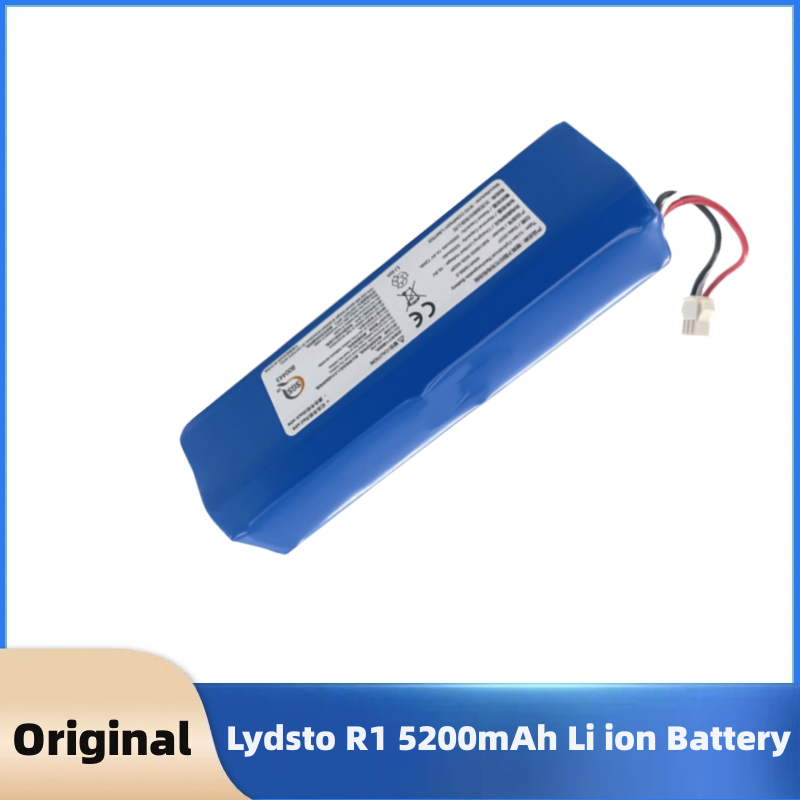 Batería recargable de iones de litio para aspiradora robótica Lydsto R1, 14,4 V, 5200mAh, accesorios