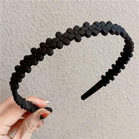 New Fashion All-match Acrylic Sweet Flower Headband Hairbands for Women Girl Clamp Hair Accessorie Headwear Wholesale