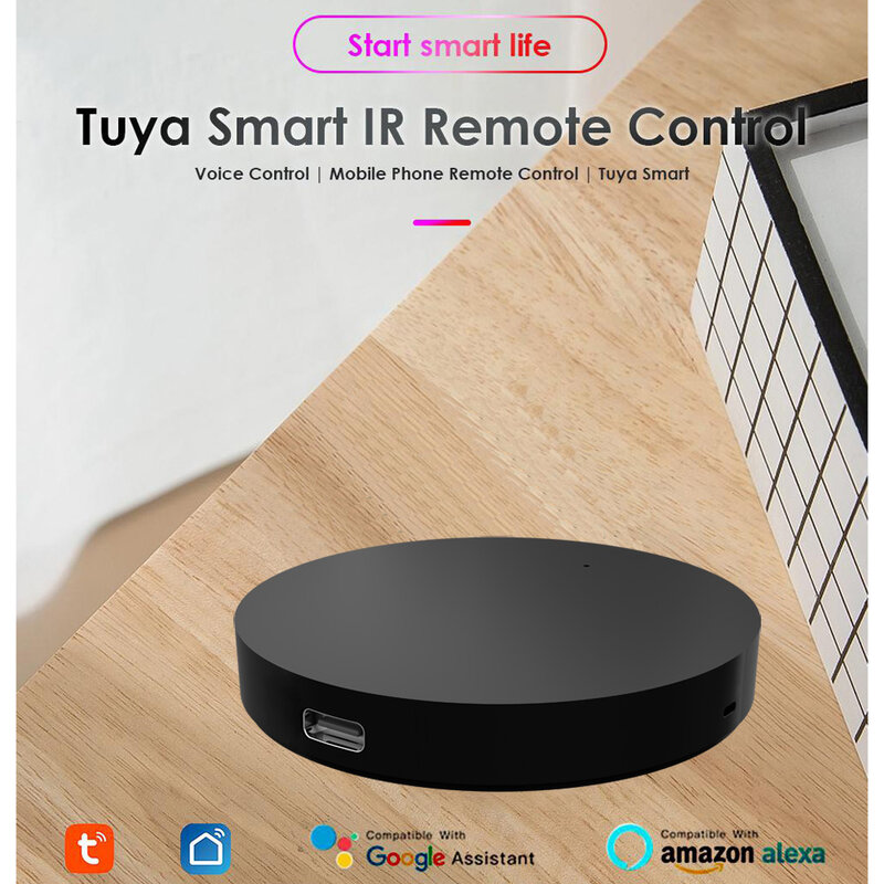 Tuya WiFi IR Smart Fernbedienung Universal Smart Infrarot Fernbedienung für TV DVD AUD Über Alexa Alice Google Hause smart Leben