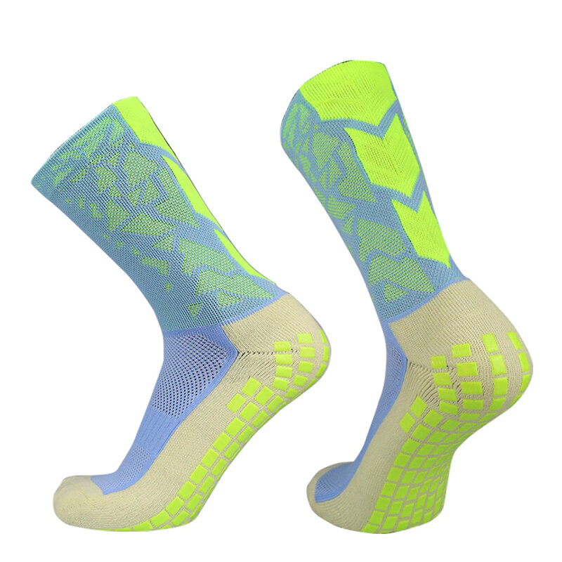 Футбольные носки для мужчин и женщин, новые спортивные носки, Нескользящие силиконовые носки для футбола, баскетбола