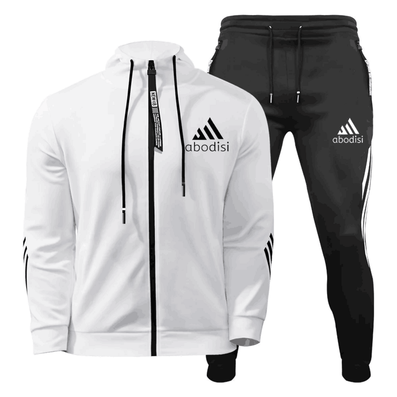 Men's Jogging Suit, Sweater, Hoodie, Jacket, Sports Pants, Men's Clothing, 2-Piece Set, Autumn/Winter, 2024