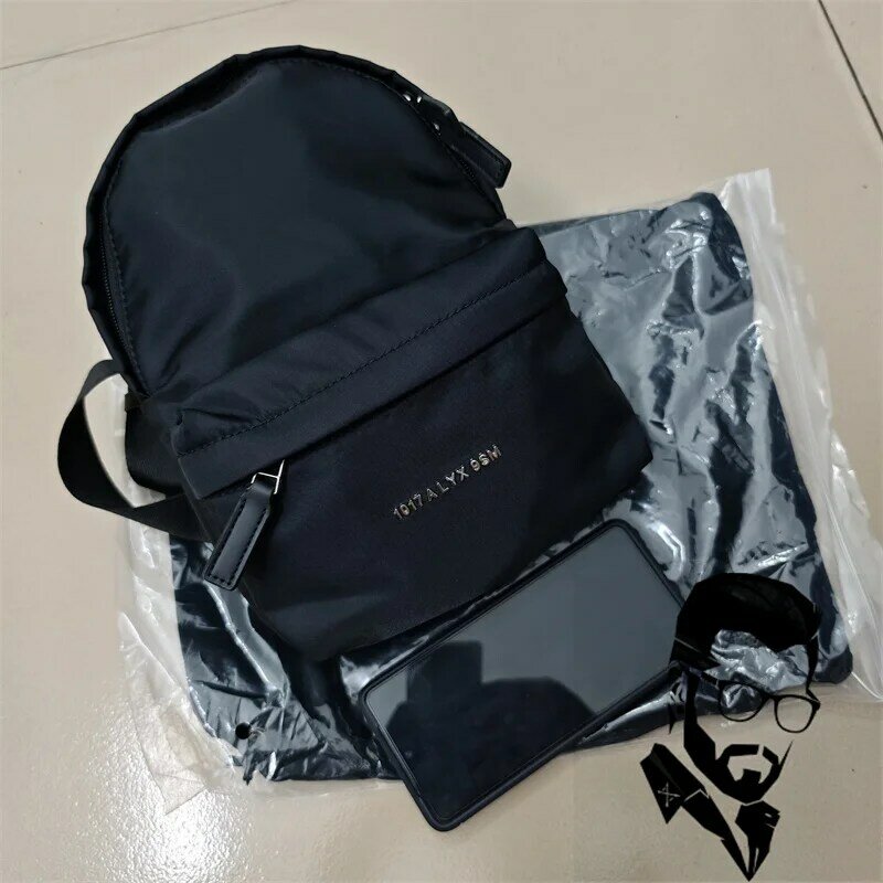 Free shipping nylon fabric 1017 ALYX 9SM fashionable backpack outdoor men's and women's  crossbody bag simple backpack