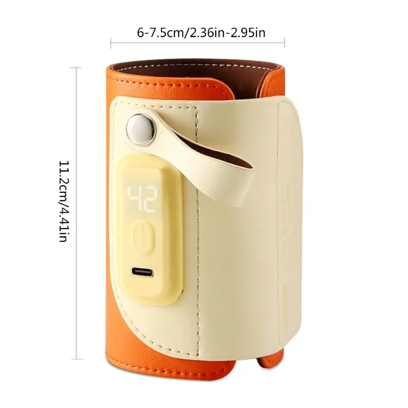 chauffe-biberon Portable avec chargeur USB, étui pour biberon pour bébé, manchon isolant, housse chauffante, essentiel