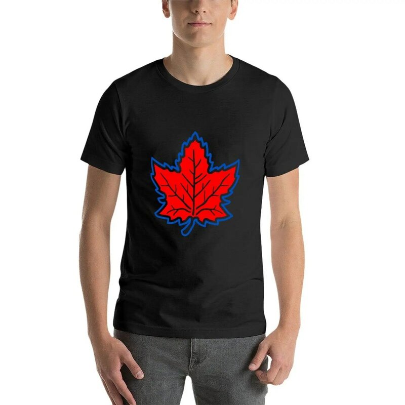 Винтажная Ретро футболка в канадском стиле с символом кленового листа Милая одежда мужская футболка
