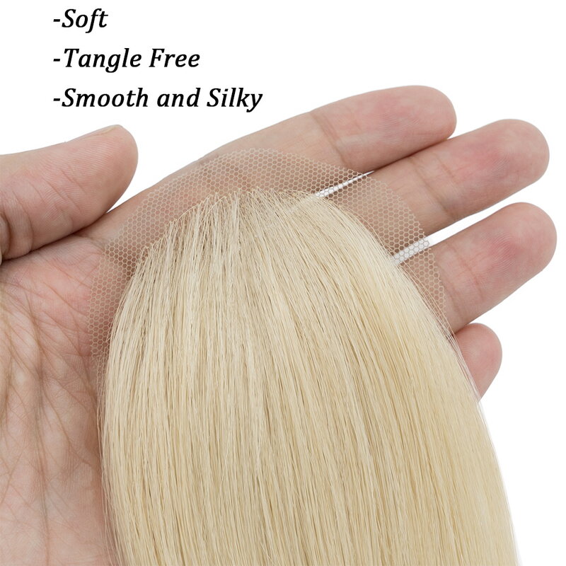 Sego Lace Front Hair Patch Human Hair Topper Natuurlijke Haarlijn Voor Vrouwen Haarvervanging Onzichtbare Haarstukje Top Haarstukken