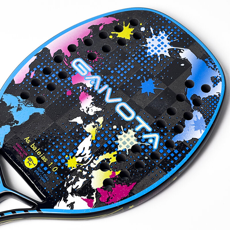 Gaivota 2023 beach Tennis racquet 24K carbon belt backpack