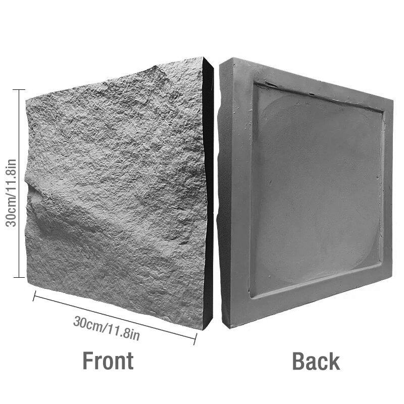 4 stücke 30cm hohe simulation stein 3D wand aufkleber stein muster tapete abdeckt wohnzimmer Stein ziegel 3D wand panel form fliesen