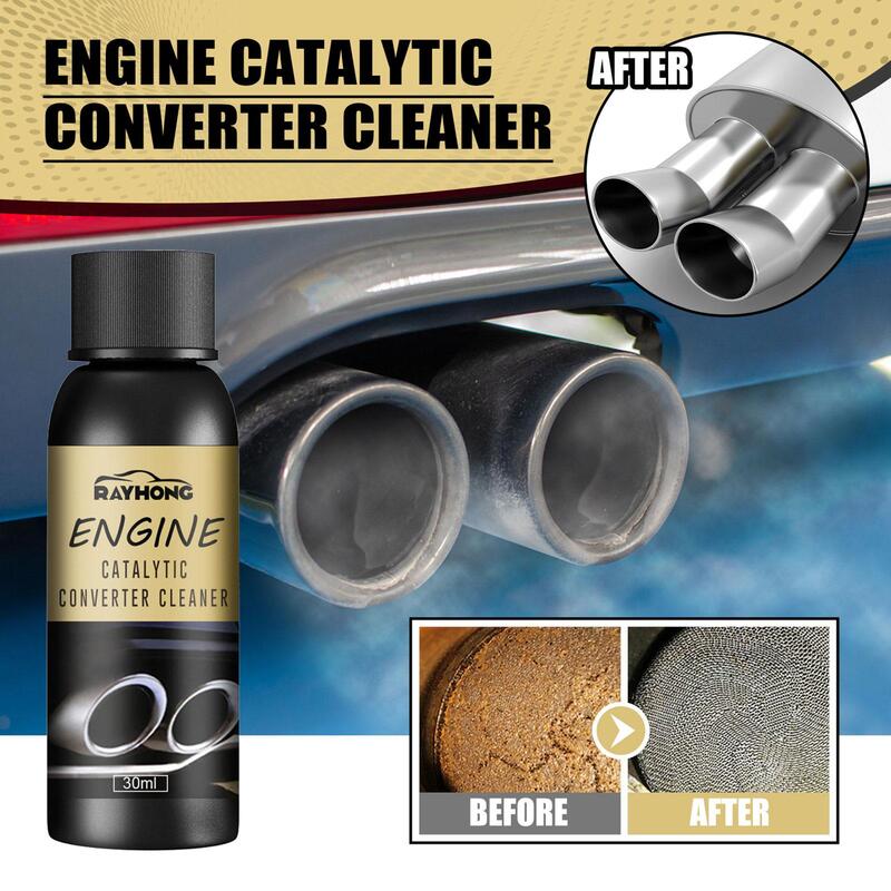 Nettoyant de convertisseur catalytique pour moteur de voiture, nettoyant de convertisseur catalytique, booster, dépôt de carbone, agent remodelé, 30ml, X9E9