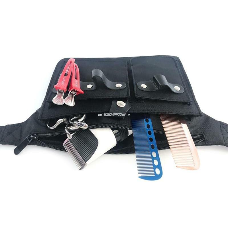 Bag Barber Waist Belt Salon Hair Scissors Canvas Comb Storage