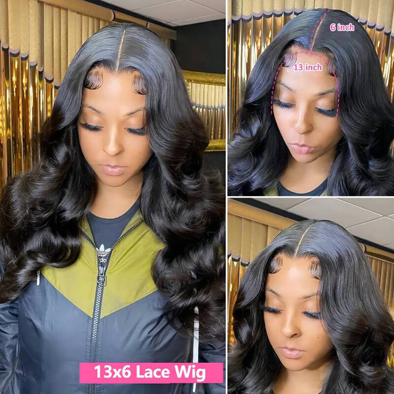 Wulala 30 40 Inch Body Wave Lace Frontal Wig Glueless Human Hair Wigs For Women 13x6 13x4 Hd Transparent 360 Full Lace Front Wig