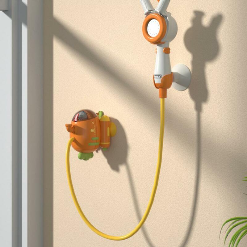 Water Spout Bath Toy Babies Water Toy Safe Leakproof Electric Radish Submarine Bath Shower Toy for Toddlers Portable for Bathtub