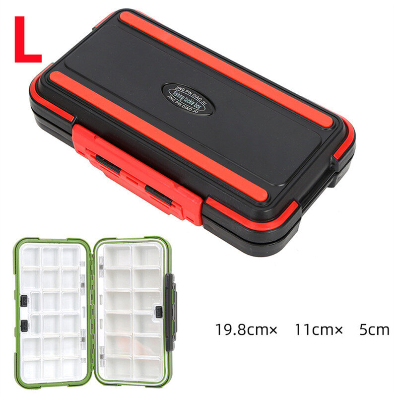 S/M/L Fishing Tackle Box With Removeable Dividers Waterproof Case For Fishing Lures Bait Gadget Storage Organizer Container