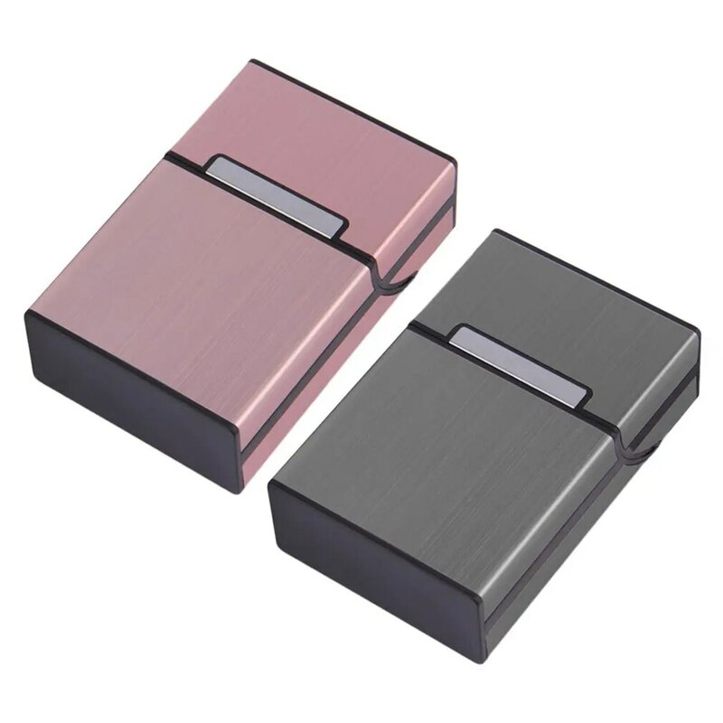 2019 Thuisgebruik Licht Aluminium Sigaar Sigaret Tas Tabakshouder Pocket Box Opbergcontainer 6 Kleuren Korting