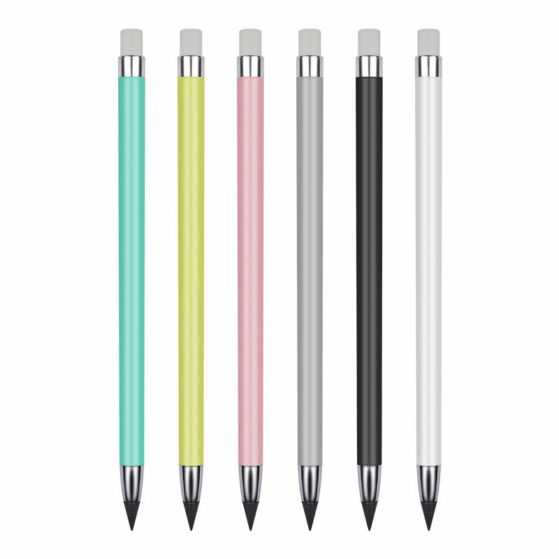 Wieczne ołówkowe uczennice specjalne niekończące się wieczne pióro ołówek stały rdzeń bez potrzeby ostrych przyborów szkolnych darmowy ołówek atramentem