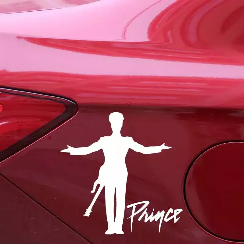 Osobowość słynny piosenkarz książę mody Gentleman artysta naklejka na samochód wodoodporne Scratch malarstwo dekoracyjne, 10cm