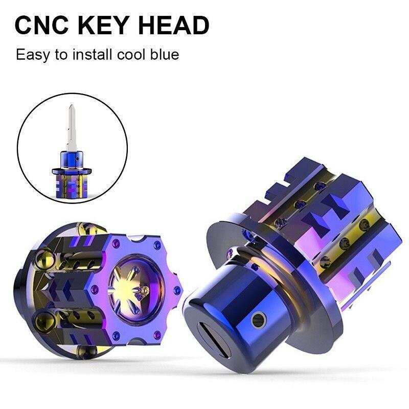Cabeza de llave Universal CNC para motocicleta, accesorios de llave de titanio quemado modificado, cabeza de llave Hexagonal para barco de carreras