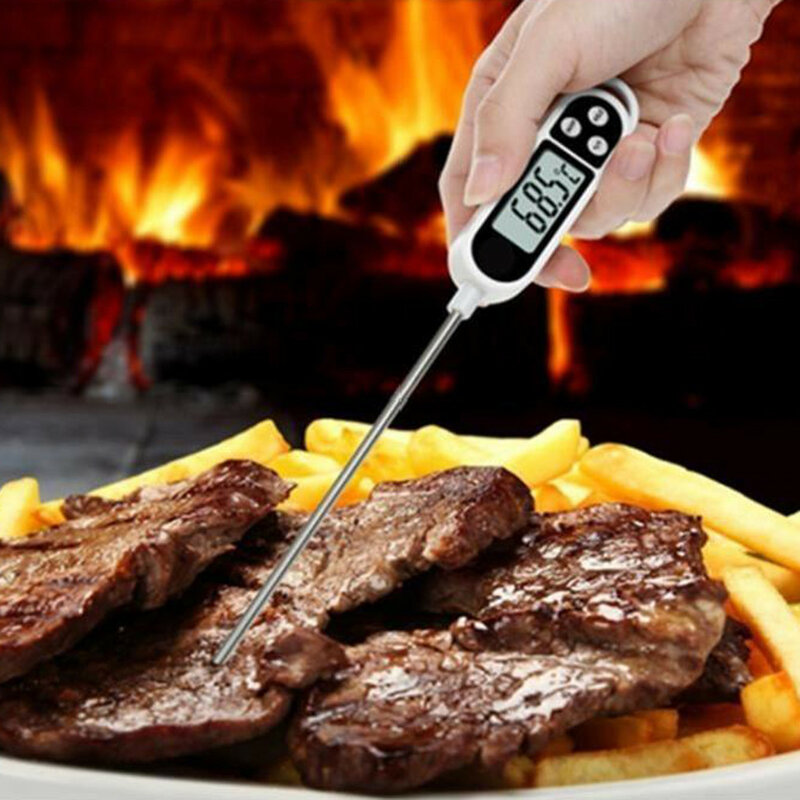 Kuchnia cyfrowy termometr spożywczy do grilla mięso ciasto cukierki Fry Grill jadalnia gospodarstwa domowego termometr do gotowania Gauge termometr piekarnika narzędzie