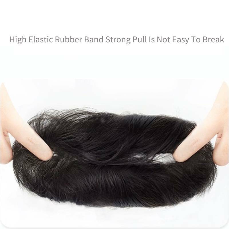 Chignon elastico sintetico per capelli chignon lisci disordinati elastici per capelli Scrunchies posticci per capelli estensioni coda di cavallo Updo per le donne
