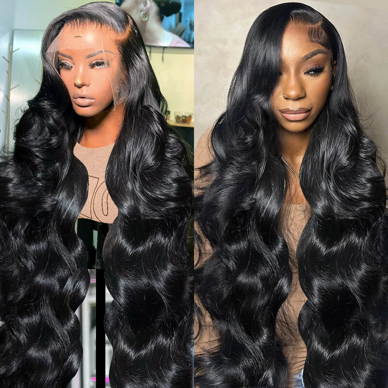 13X6 Lace Frontal Human Hair Wigs For Women 26 Inch Brazilian Body Wave Lace Front Wig Pre-plucked Hairline with Baby Hair Wigs