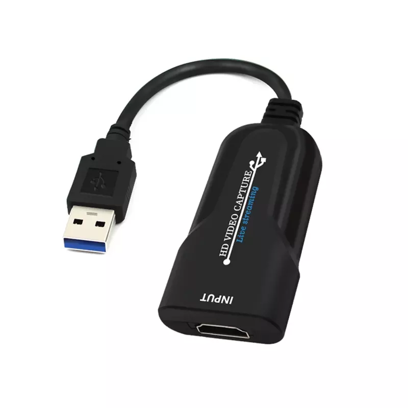GRWIBEOU Video Capture Card HDMI To USB 3.0 Game Capture Card 1080P HDMI video Reliable streaming Adapter For Live Broadcasts