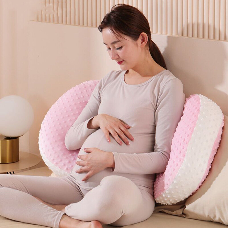 1 Pc Multifunction Pregnant Woman หมอน Sleeping ป้องกันที่พยุงเอว Belly Cushion Soft Skin-Friendly หมอน