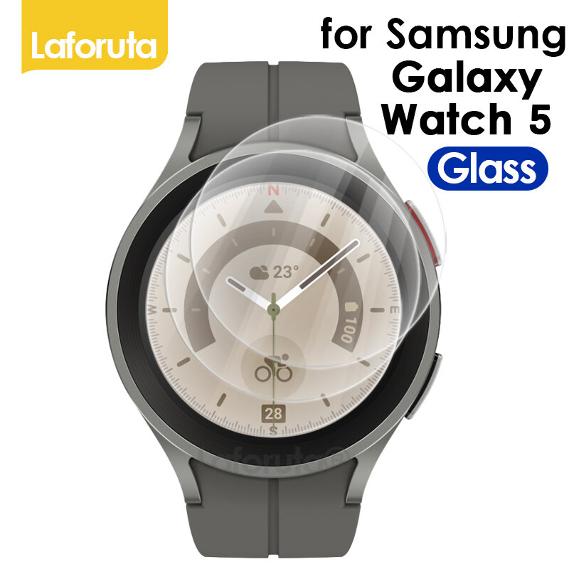 9H Tempered Glass Screen For Watch 5 Classic 42mm 44mm 40mm 46mm Anti Scrach Upgrade Protective Film Smart Watch Accessories