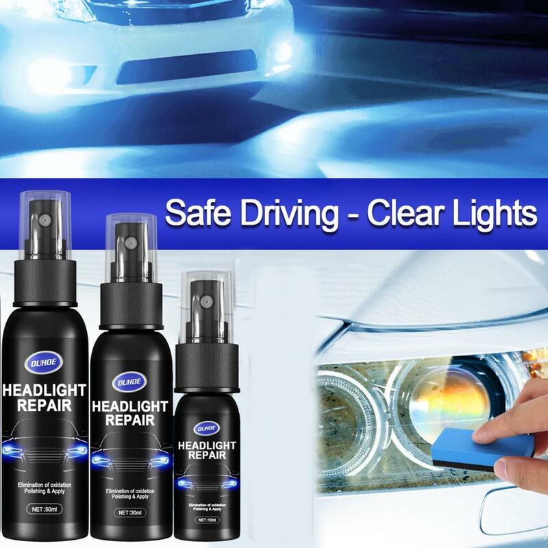 Agent de polissage Anti-corrosion pour phares de voiture, restauration de brillance, revêtement pour phares de voiture