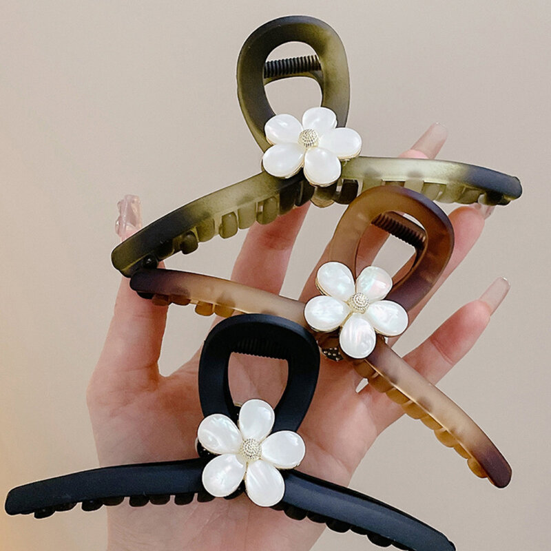 1/2PCS Large Size Stylish And Trendy Modern Korean Style Hair Clip For High-end Fashionable Hair Accessory Flower Clip